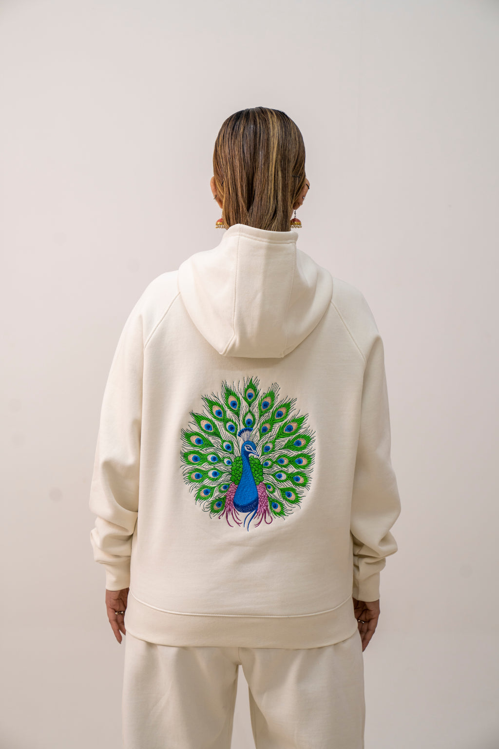Ivory Multigraphic Hoodie