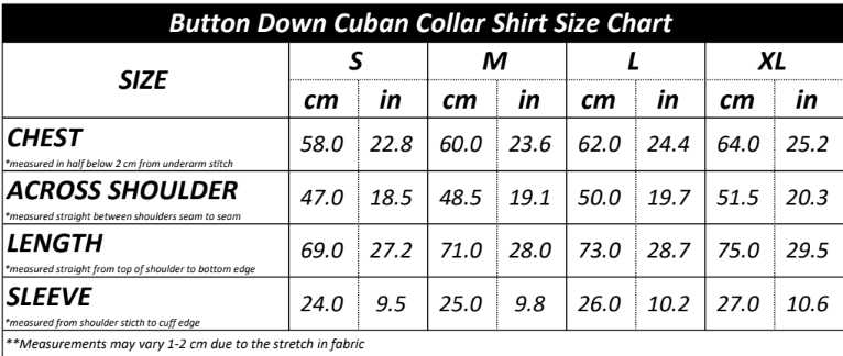 Size Guide