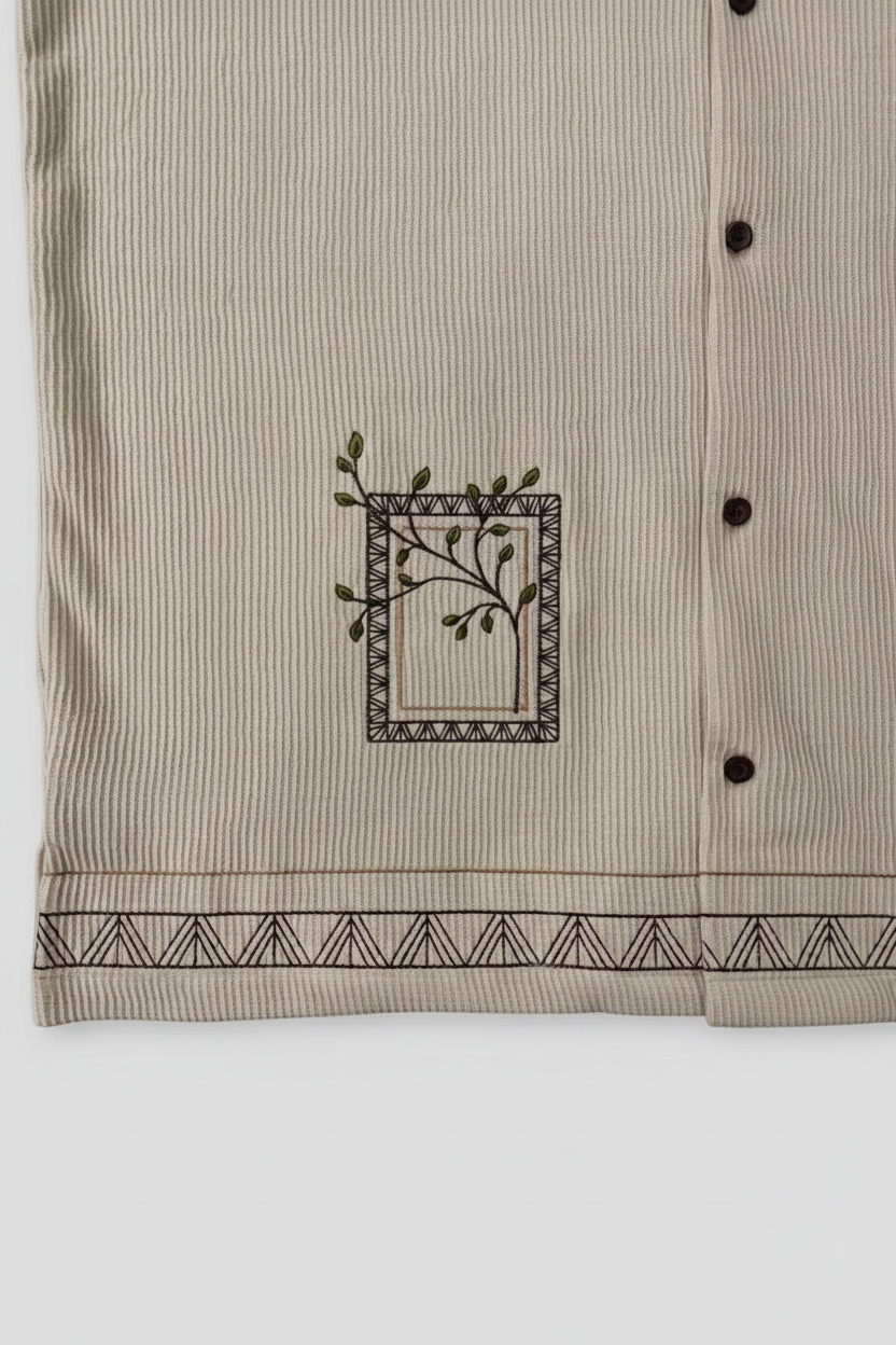 Knitted Cuban - Detail Right