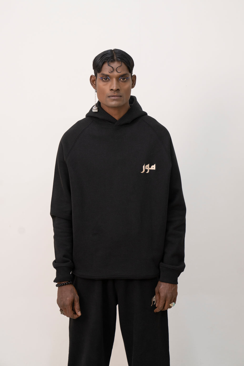 Silver Graphic Hoodie