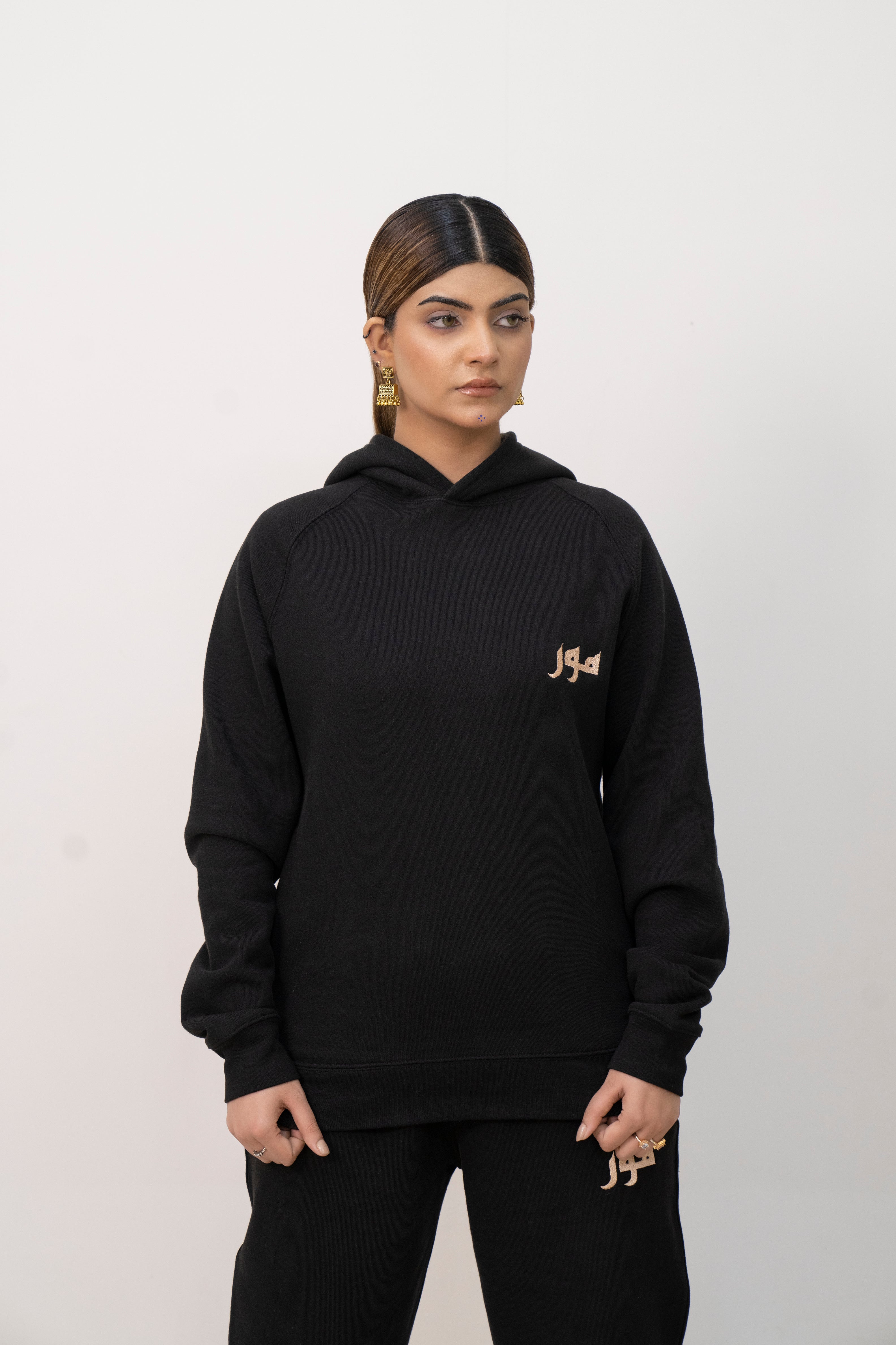 Silver Graphic Hoodie