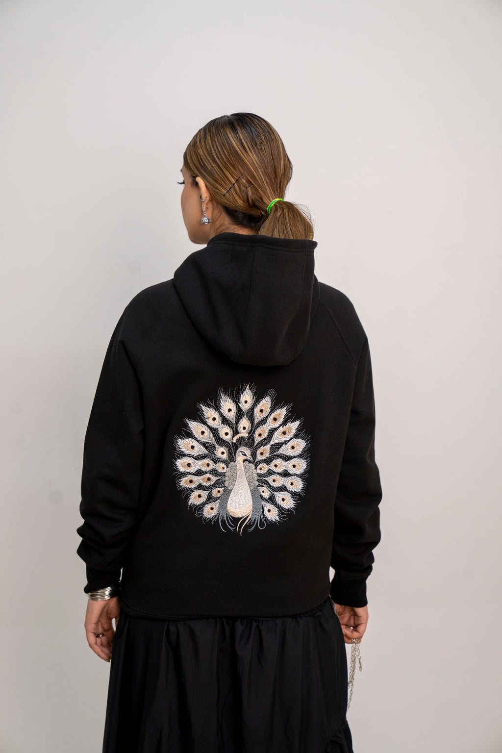 Silver Graphic Hoodie