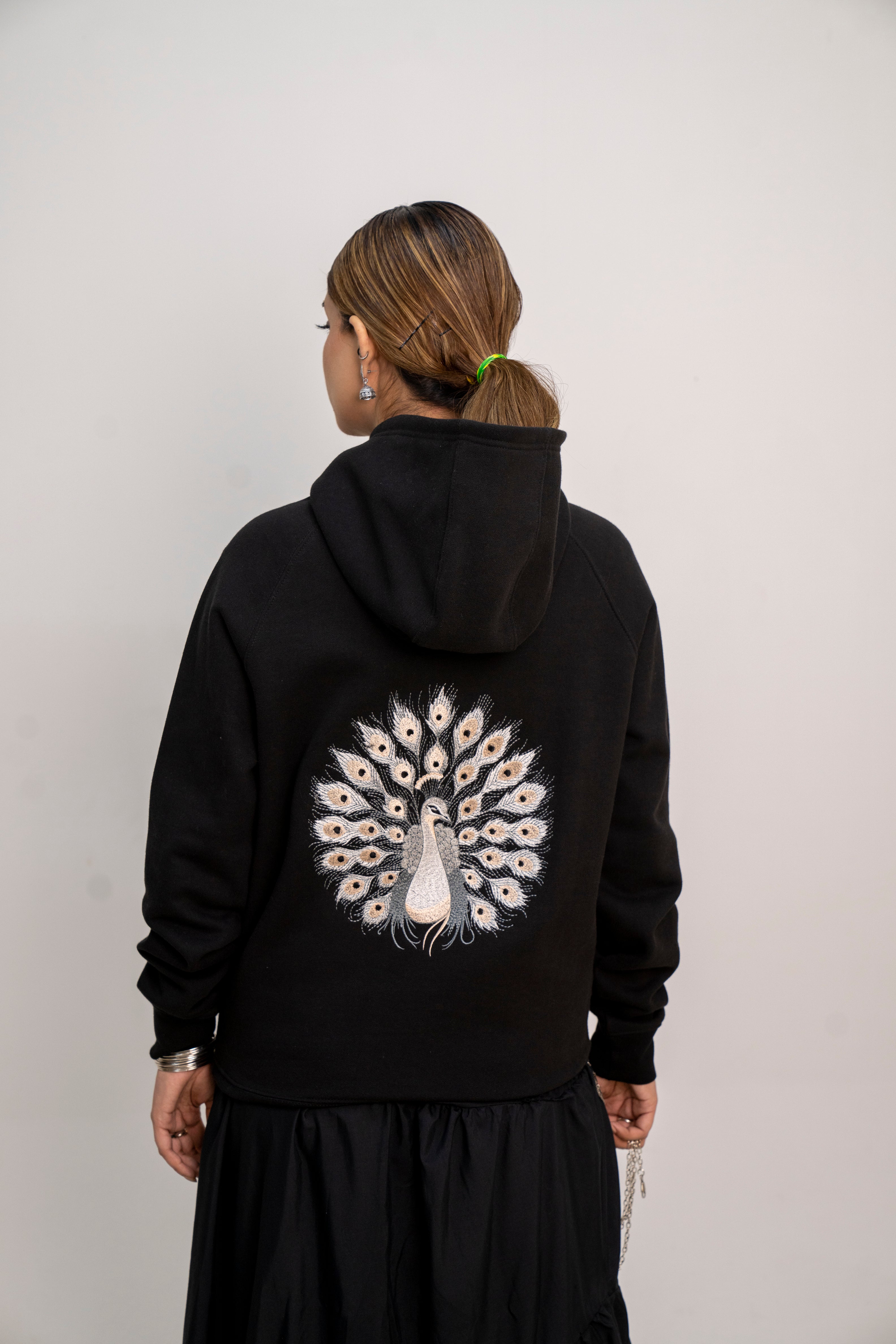 Silver Graphic Hoodie